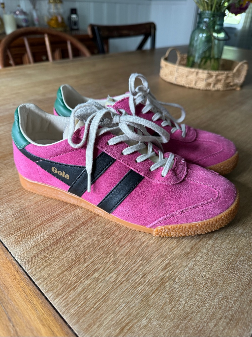 Gola Sneakers Pink Suede